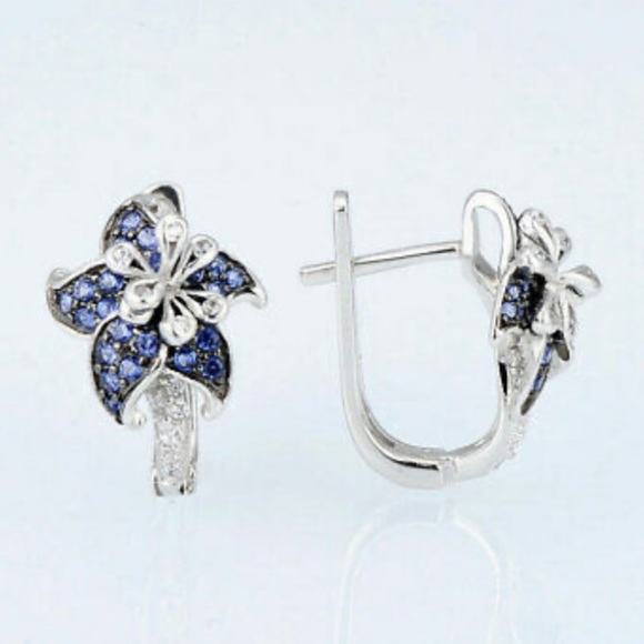 NEW 925 sterling silver cute earrings - Picture 2 of 5